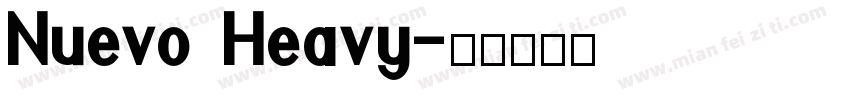 Nuevo Heavy字体转换